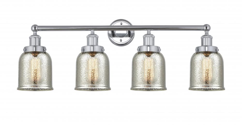 Bell - 4 Light - 32 inch - Polished Chrome - Bath Vanity Light