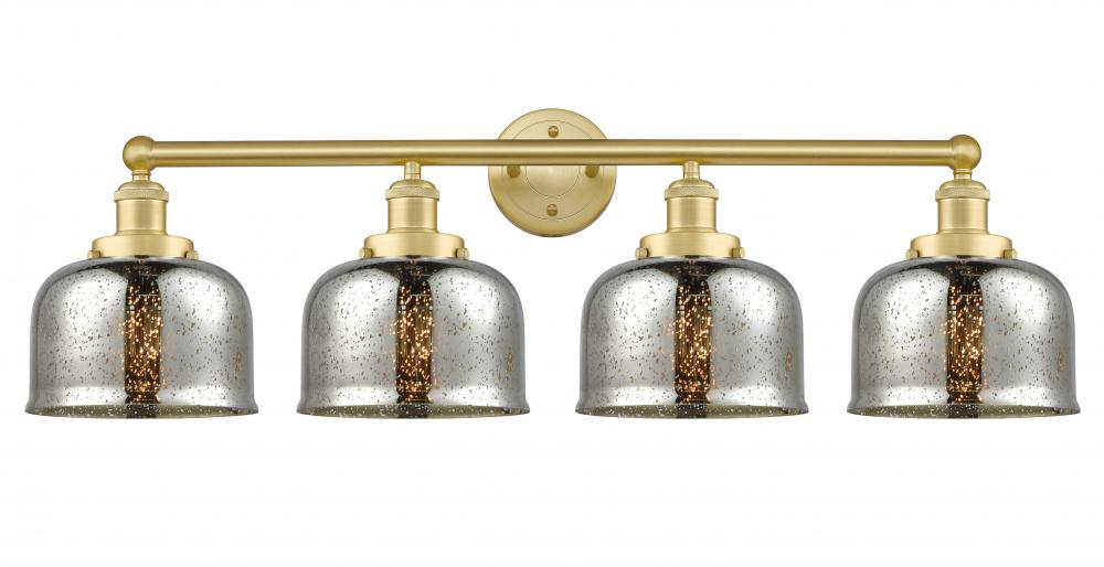 Bell - 4 Light - 35 inch - Satin Gold - Bath Vanity Light