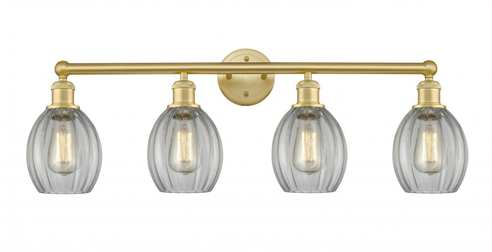 Eaton - 4 Light - 33 inch - Satin Gold - Bath Vanity Light