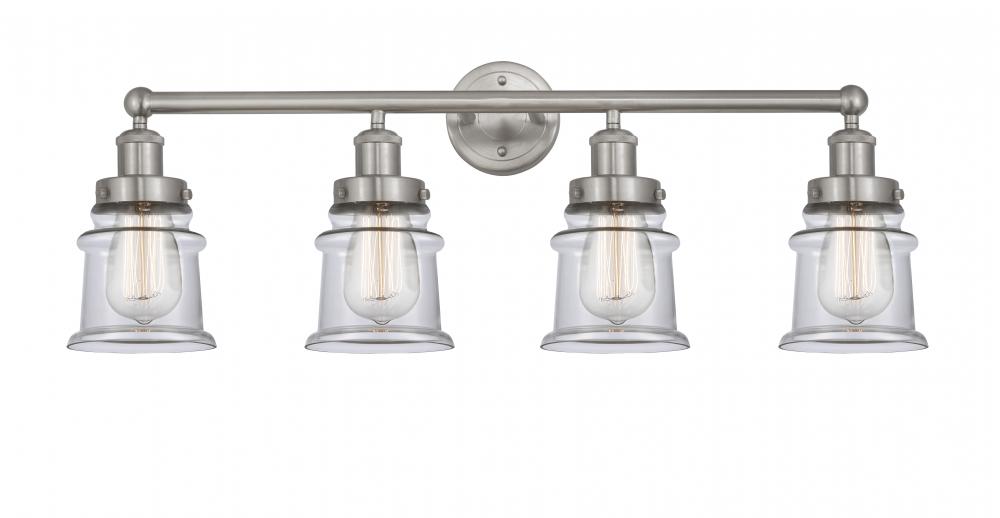 Canton - 4 Light - 32 inch - Brushed Satin Nickel - Bath Vanity Light