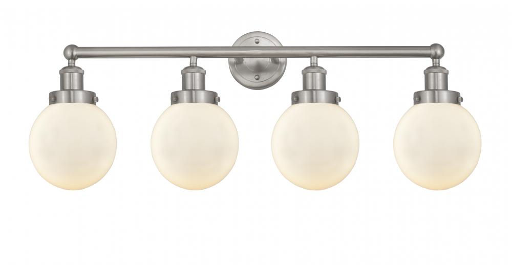 Beacon - 4 Light - 33 inch - Brushed Satin Nickel - Bath Vanity Light