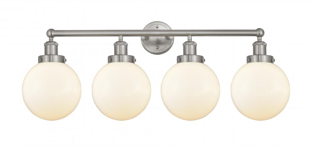 Beacon - 4 Light - 35 inch - Brushed Satin Nickel - Bath Vanity Light