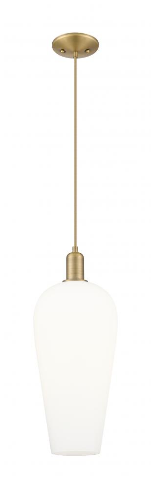 Chelsea - 1 Light - 6 inch - Brushed Brass - Cord hung - Mini Pendant