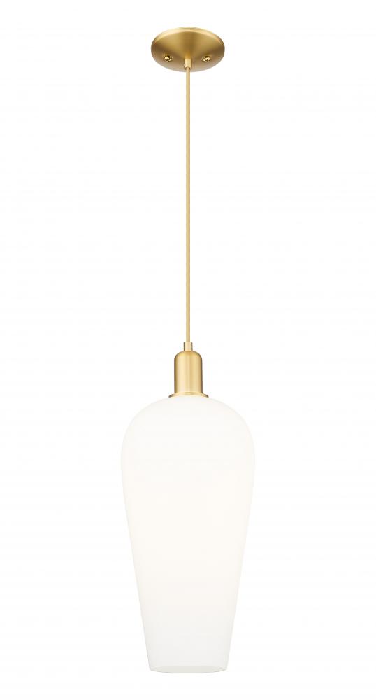 Chelsea - 1 Light - 6 inch - Satin Gold - Cord hung - Mini Pendant