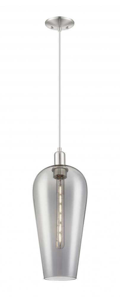 Chelsea - 1 Light - 6 inch - Brushed Satin Nickel - Cord hung - Mini Pendant
