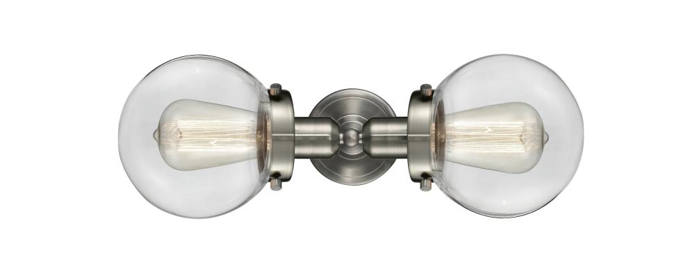 Beacon - 2 Light - 14 inch - Brushed Satin Nickel - Bath Vanity Light