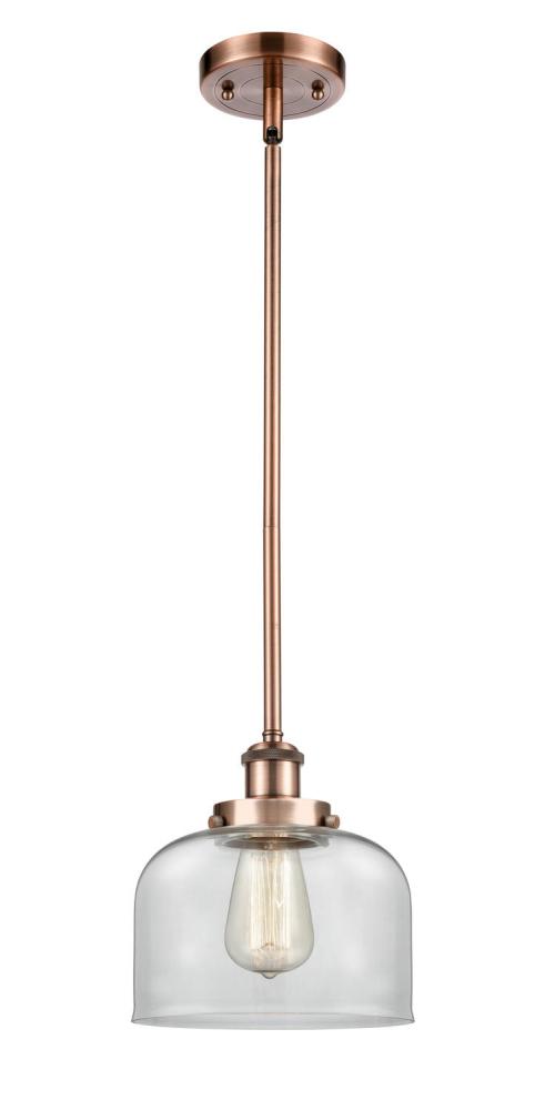 Bell - 1 Light - 8 inch - Antique Copper - Mini Pendant