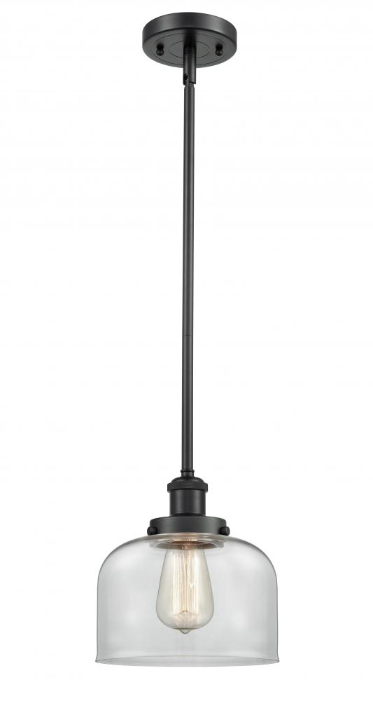 Bell - 1 Light - 8 inch - Matte Black - Mini Pendant