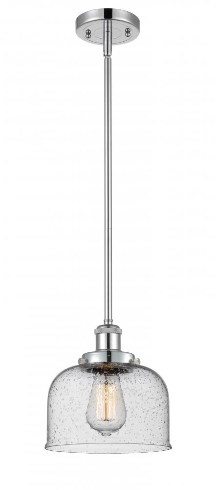 Bell - 1 Light - 8 inch - Polished Chrome - Mini Pendant