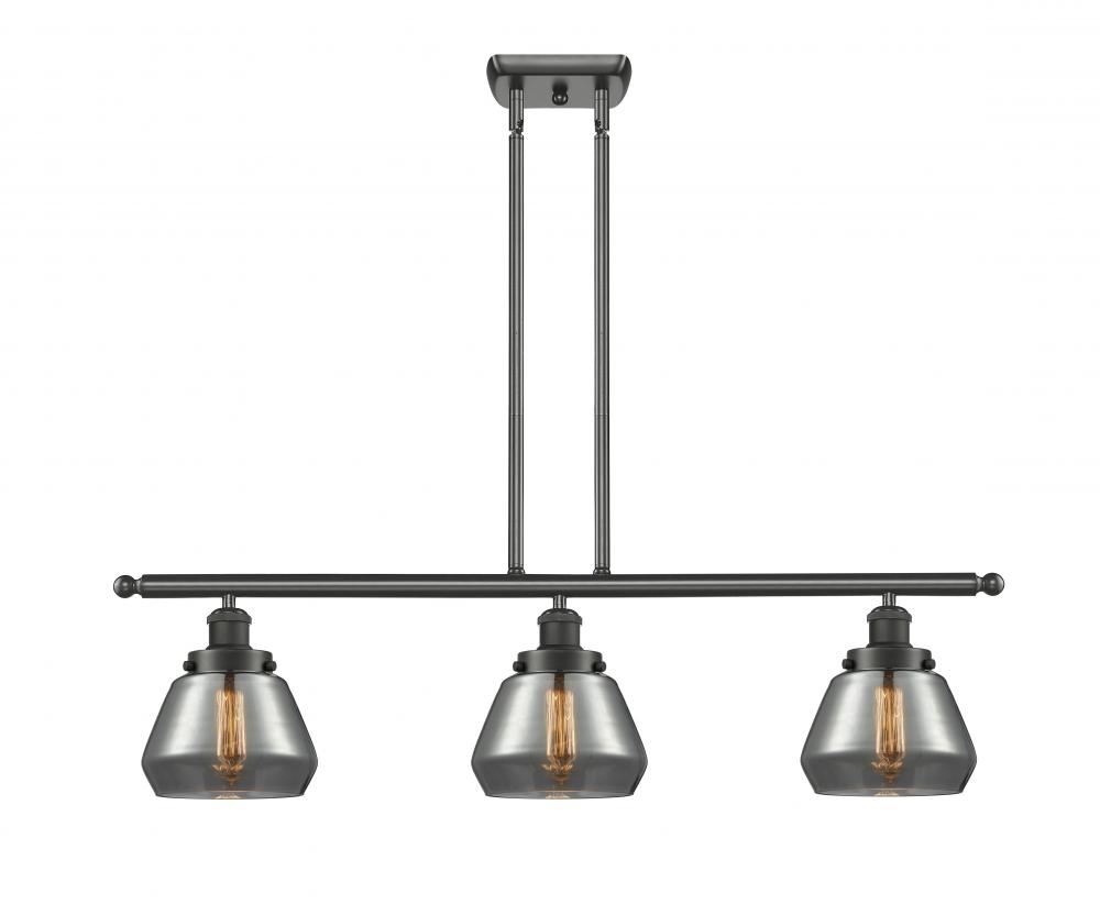 Fulton - 3 Light - 36 inch - Oil Rubbed Bronze - Stem Hung - Island Light