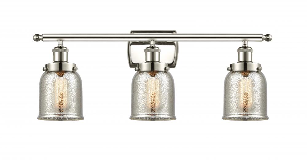 Bell - 3 Light - 26 inch - Polished Nickel - Bath Vanity Light