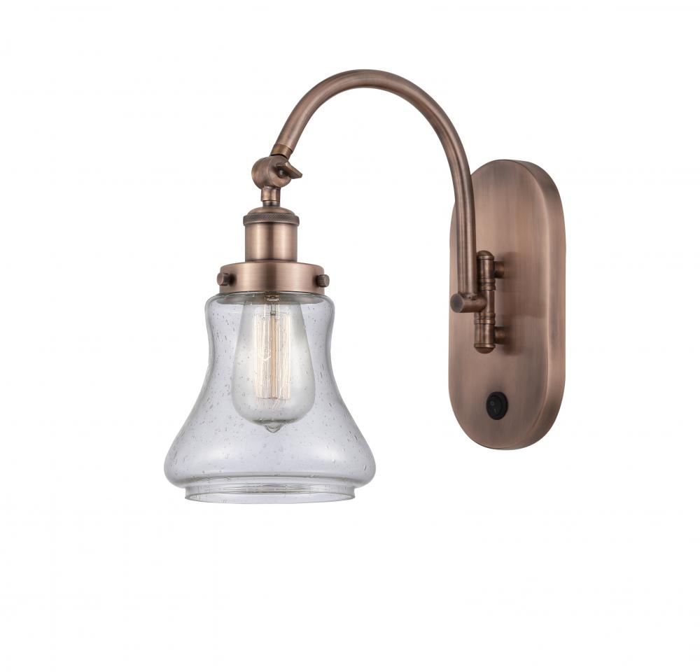 Bellmont - 1 Light - 7 inch - Antique Copper - Sconce