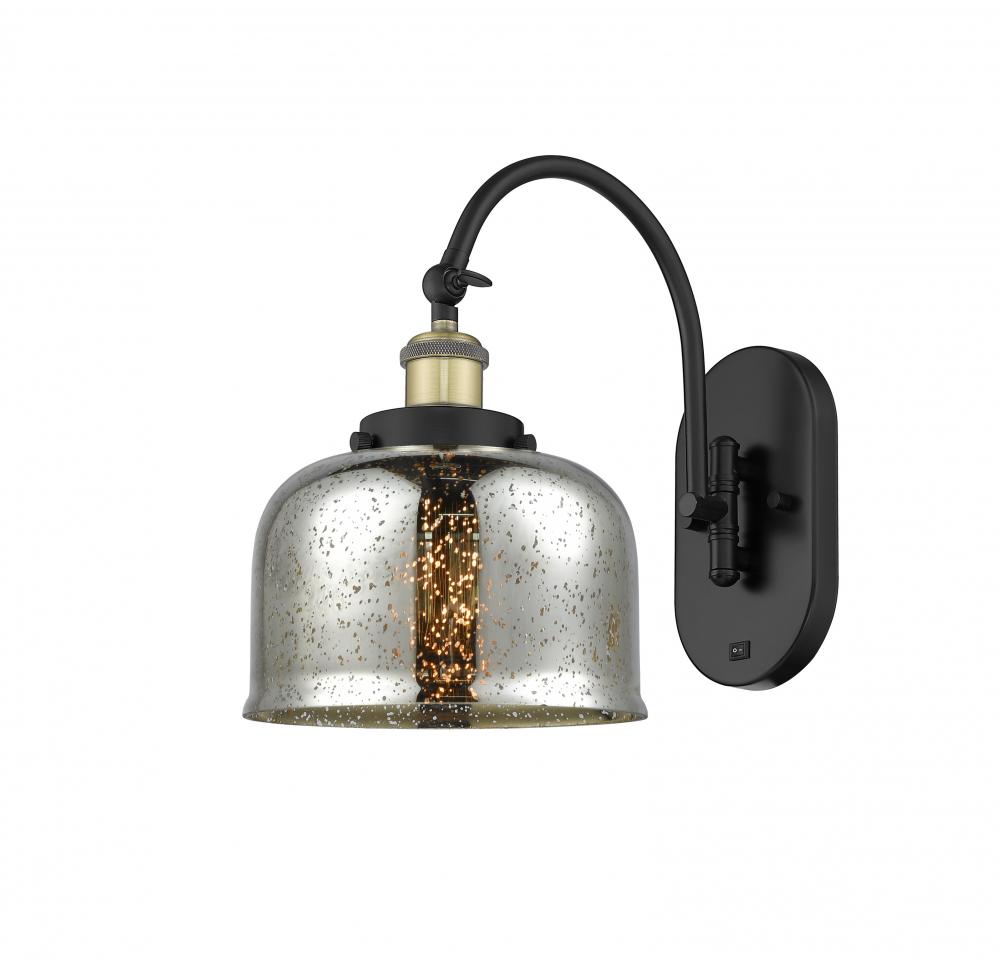 Bell - 1 Light - 8 inch - Black Antique Brass - Sconce