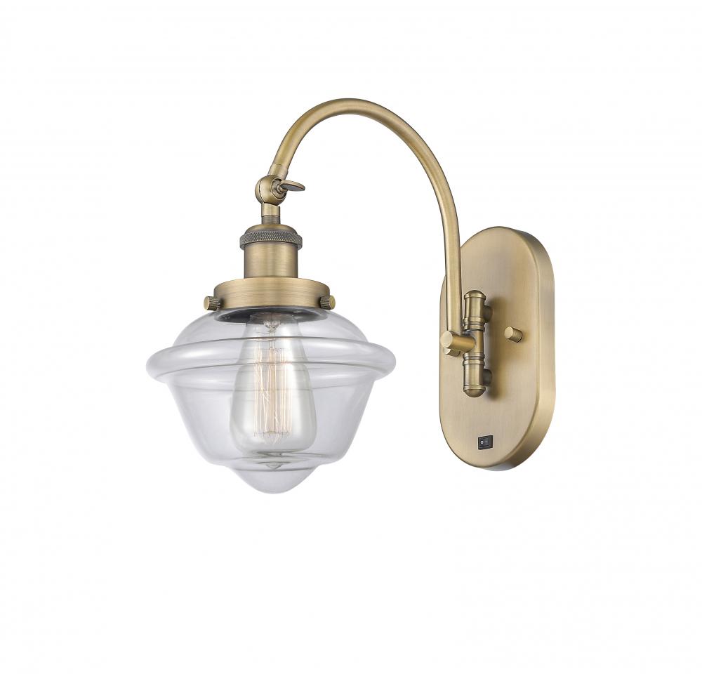 Oxford - 1 Light - 8 inch - Brushed Brass - Sconce