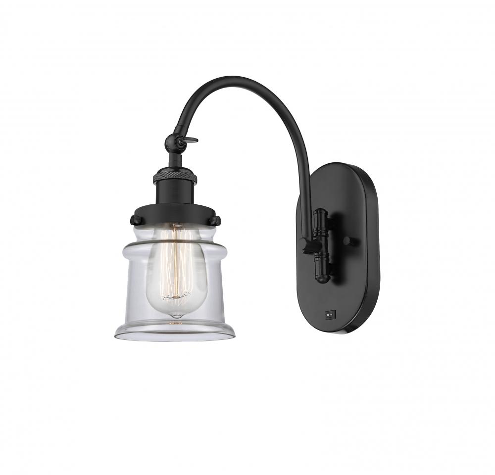 Canton - 1 Light - 7 inch - Matte Black - Sconce