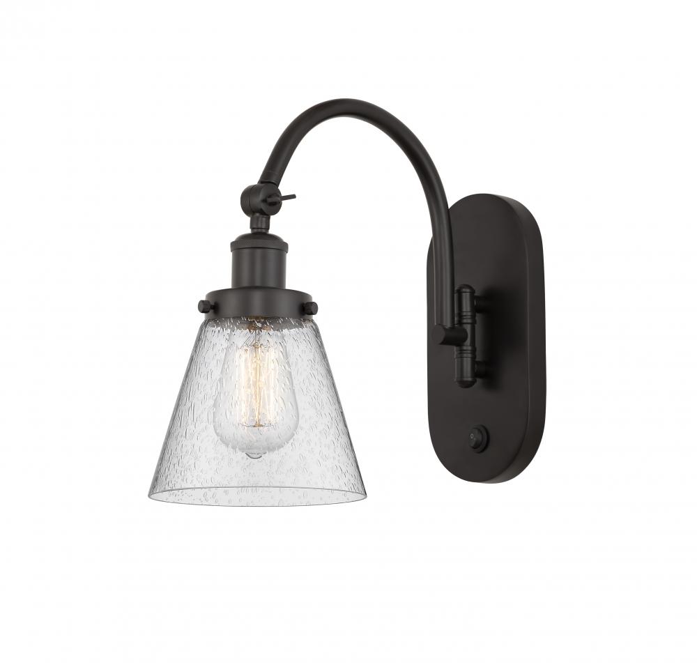 Cone - 1 Light - 6 inch - Oil Rubbed Bronze - Adjustable Swing Arm