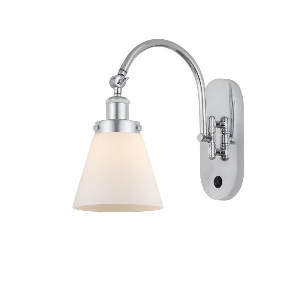 Cone - 1 Light - 6 inch - Polished Chrome - Adjustable Swing Arm
