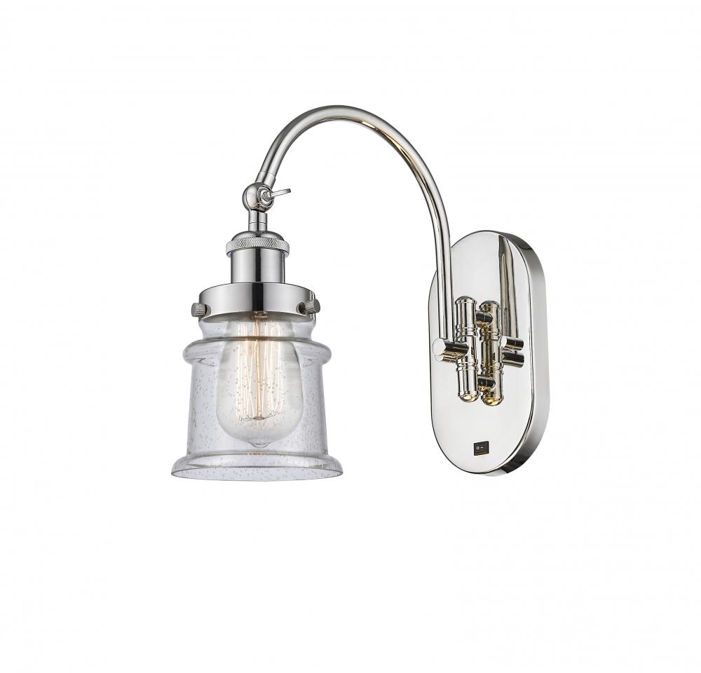 Canton - 1 Light - 7 inch - Polished Nickel - Sconce