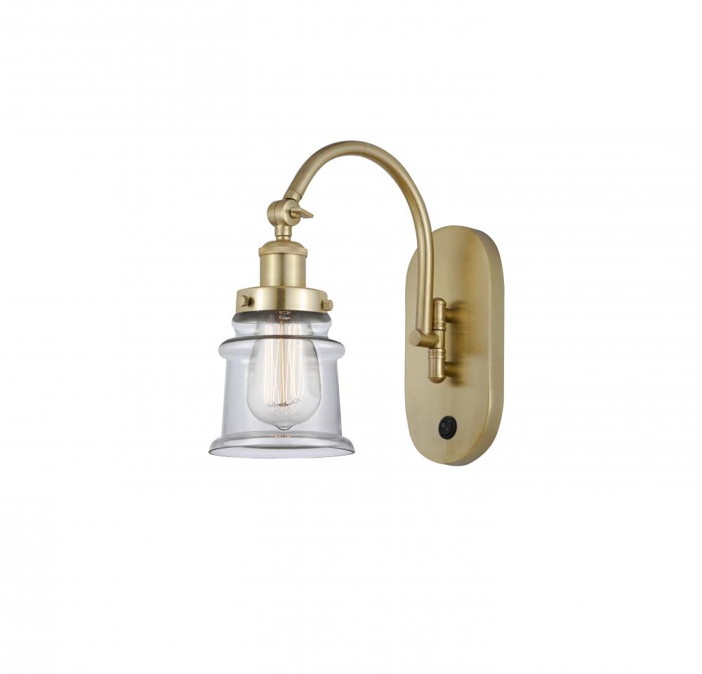 Canton - 1 Light - 7 inch - Satin Gold - Sconce