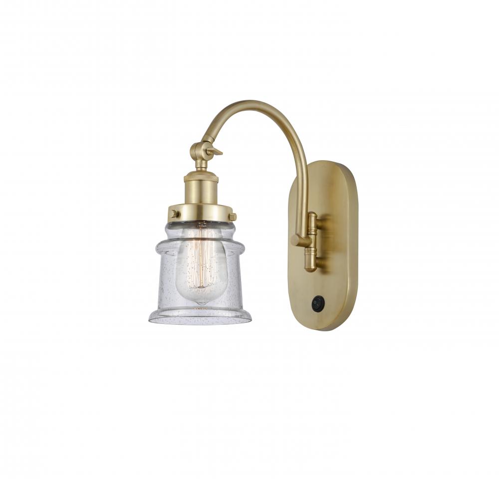 Canton - 1 Light - 7 inch - Satin Gold - Sconce