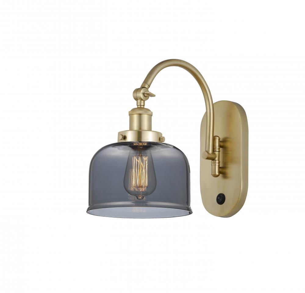 Bell - 1 Light - 8 inch - Satin Gold - Sconce