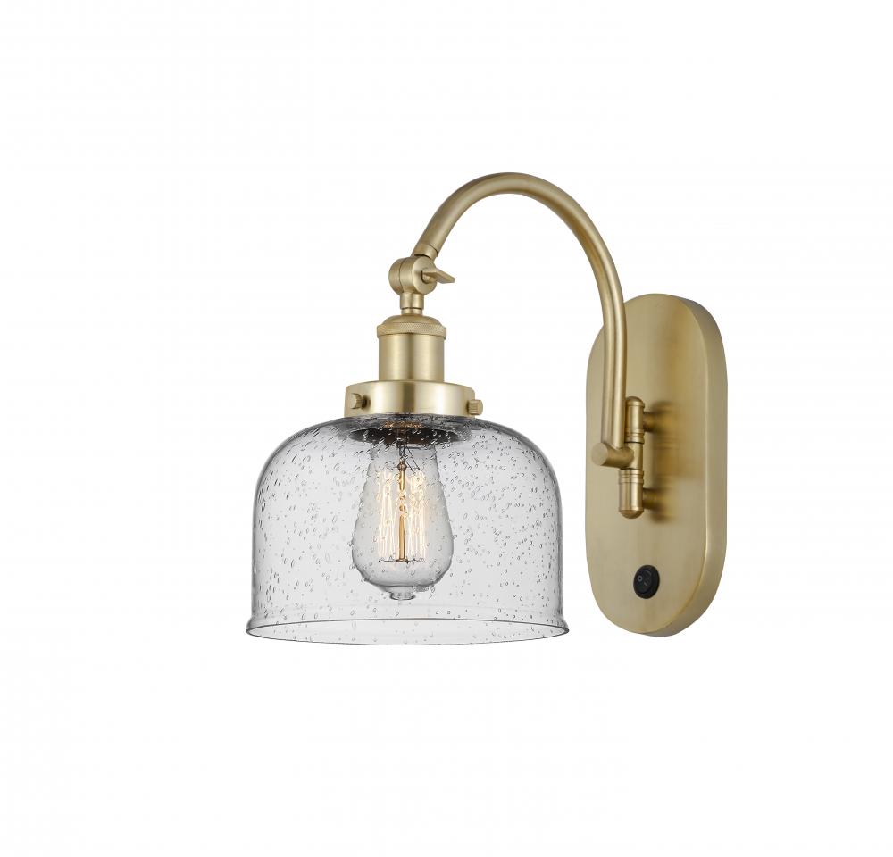 Bell - 1 Light - 8 inch - Satin Gold - Sconce