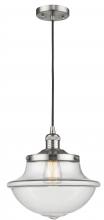 Innovations Lighting 201C-SN-G542 - Oxford - 1 Light - 12 inch - Brushed Satin Nickel - Cord hung - Mini Pendant
