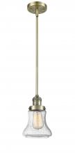 Innovations Lighting 201S-AB-G194 - Bellmont - 1 Light - 7 inch - Antique Brass - Stem Hung - Mini Pendant