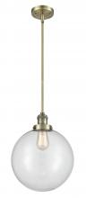 Innovations Lighting 201S-AB-G202-12 - Beacon - 1 Light - 12 inch - Antique Brass - Stem Hung - Mini Pendant