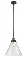 Innovations Lighting 201S-BAB-G44-L - Cone - 1 Light - 12 inch - Black Antique Brass - Stem Hung - Mini Pendant