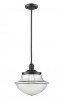 Innovations Lighting 201S-OB-G542 - Oxford - 1 Light - 12 inch - Oil Rubbed Bronze - Stem Hung - Mini Pendant