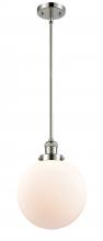 Innovations Lighting 201S-PN-G201-10 - Beacon - 1 Light - 10 inch - Polished Nickel - Stem Hung - Mini Pendant