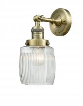 Innovations Lighting 203-AB-G302-LED - Colton - 1 Light - 6 inch - Antique Brass - Sconce