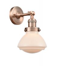 Innovations Lighting 203-AC-G321 - Olean - 1 Light - 7 inch - Antique Copper - Sconce