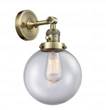 Innovations Lighting 203SW-AB-G202-8 - Beacon - 1 Light - 8 inch - Antique Brass - Sconce