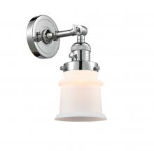 Innovations Lighting 203SW-PC-G181S - Canton - 1 Light - 5 inch - Polished Chrome - Sconce
