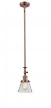 Innovations Lighting 206-AC-G62 - Cone - 1 Light - 6 inch - Antique Copper - Stem Hung - Mini Pendant