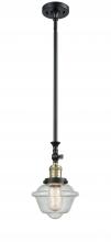 Innovations Lighting 206-BAB-G534 - Oxford - 1 Light - 7 inch - Black Antique Brass - Stem Hung - Mini Pendant