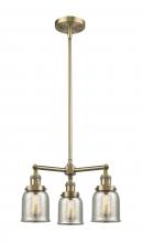 Innovations Lighting 207-AB-G58-LED - Bell - 3 Light - 19 inch - Antique Brass - Stem Hung - Chandelier