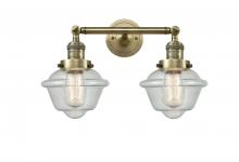 Innovations Lighting 208-AB-G534-LED - Oxford - 2 Light - 17 inch - Antique Brass - Bath Vanity Light