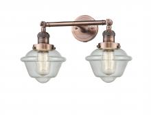 Innovations Lighting 208-AC-G534 - Oxford - 2 Light - 17 inch - Antique Copper - Bath Vanity Light