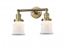 Innovations Lighting 208-BB-G181S-LED - Canton - 2 Light - 17 inch - Brushed Brass - Bath Vanity Light