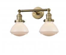 Innovations Lighting 208-BB-G321-LED - Olean - 2 Light - 17 inch - Brushed Brass - Bath Vanity Light