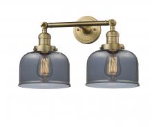 Innovations Lighting 208-BB-G73-LED - Bell - 2 Light - 19 inch - Brushed Brass - Bath Vanity Light