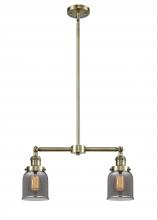 Innovations Lighting 209-AB-G53-LED - Bell - 2 Light - 21 inch - Antique Brass - Stem Hung - Island Light