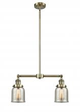 Innovations Lighting 209-AB-G58-LED - Bell - 2 Light - 21 inch - Antique Brass - Stem Hung - Island Light