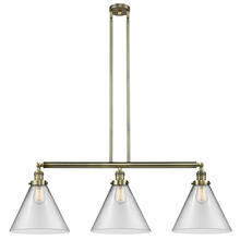 Innovations Lighting 213-AB-G42-L - Cone - 3 Light - 44 inch - Antique Brass - Stem Hung - Island Light