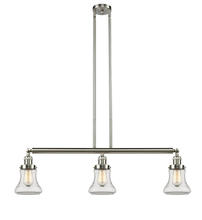 Innovations Lighting 213-SN-G192-LED - Bellmont - 3 Light - 39 inch - Brushed Satin Nickel - Stem Hung - Island Light