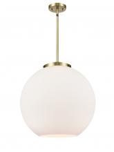 Innovations Lighting 221-1S-AB-G121-18-LED - Athens - 1 Light - 18 inch - Antique Brass - Cord hung - Pendant