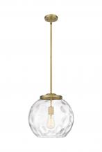 Innovations Lighting 221-1S-BB-G1215-14 - Athens Water Glass - 1 Light - 13 inch - Brushed Brass - Stem Hung - Pendant
